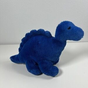 Vintage Blue Brontosaur Plush Made Expressly For Mervyn's 19" Made In Korea RARE